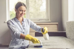 professional cleaners cleaning a family home in New Jersey