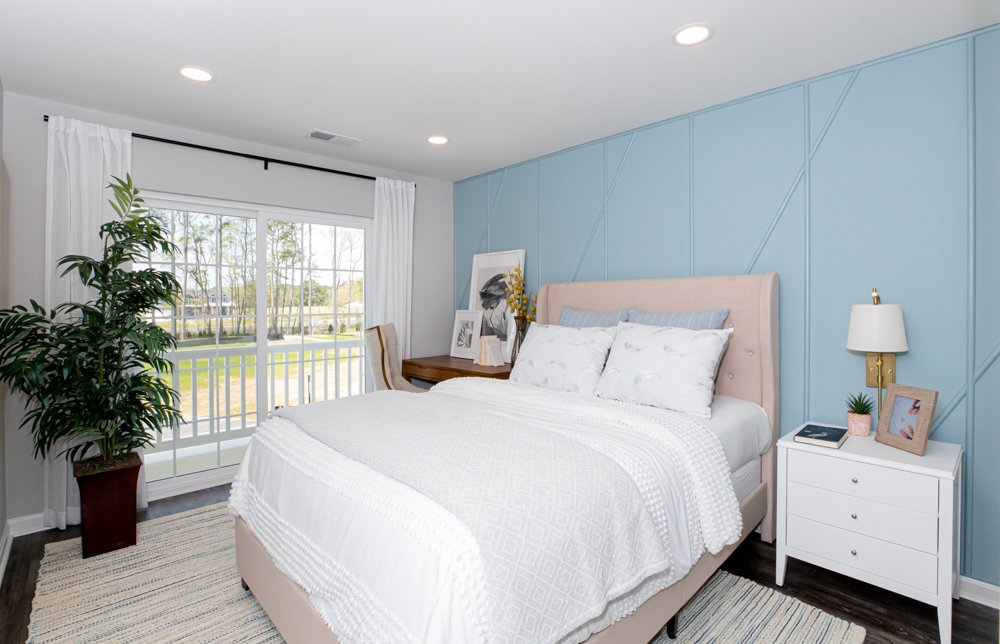 Clean guest bedroom prepared for visitors in a New Jersey home