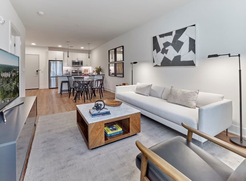 spotless apartment prepared for final rental inspection in New Jersey